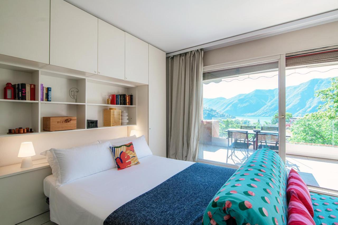 Panoramic Studio By Quokka 360 - Open Space Apartment With Terrace Lugano Exterior foto