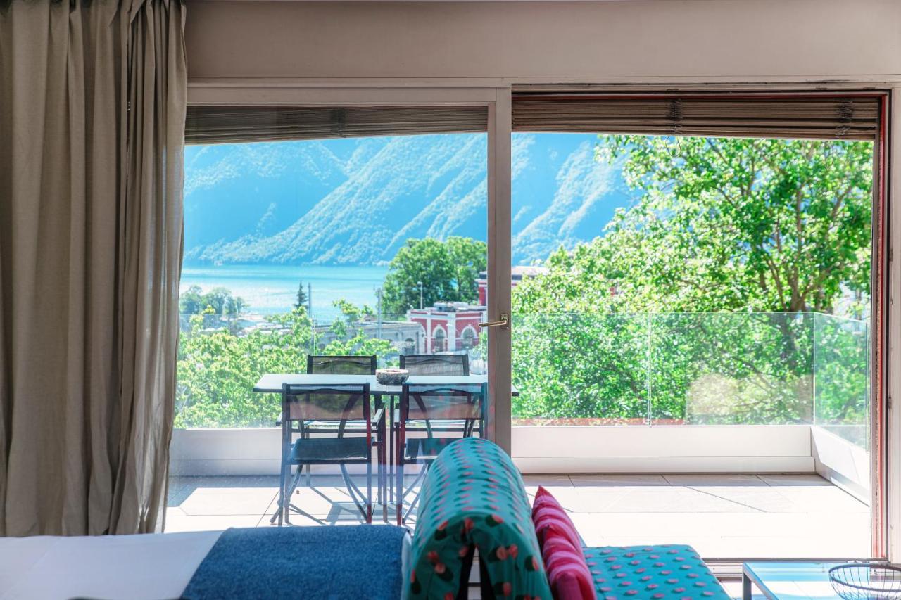 Panoramic Studio By Quokka 360 - Open Space Apartment With Terrace Lugano Exterior foto